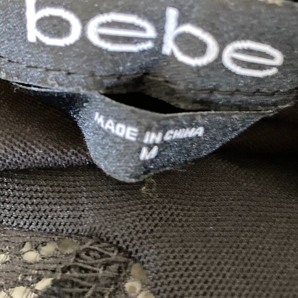 Bebe lace mesh bodysuit M - Picture 15 of 16